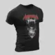 Airbourne Black Dog Barking T-Shirt, Daily Casual Metalhead Style T-Shirt