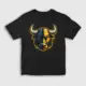 Bull Head Kids T-Shirt, Daily Casual Unisex Kids T-Shirt