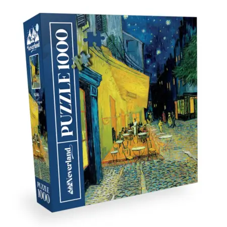 Cafe Terrace At Night 1000 Piece Puzzle QNGL-01670