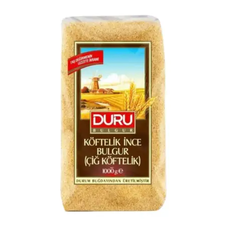 Duru Fine Bulgur for Meatballs, Cigkoftelik Bulgur 1000gr QNGL-00880 Qatar