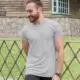 Grey T-Shirt, Daily Casual Mens T-Shirt