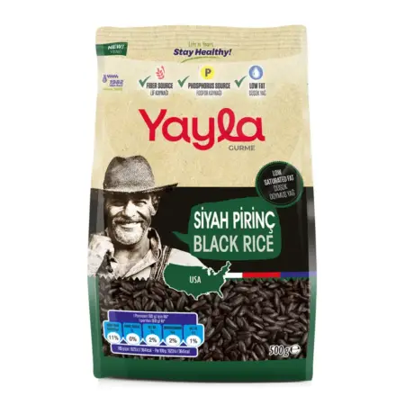 Yayla Gourmet Black Rice 500gr QNGL-00956 Qatar