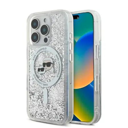 Apple iPhone 16 Pro Max Karl Lagerfeld Liquid Glitter Magsafe iPhone Case QNGL-MT33689 Qatar