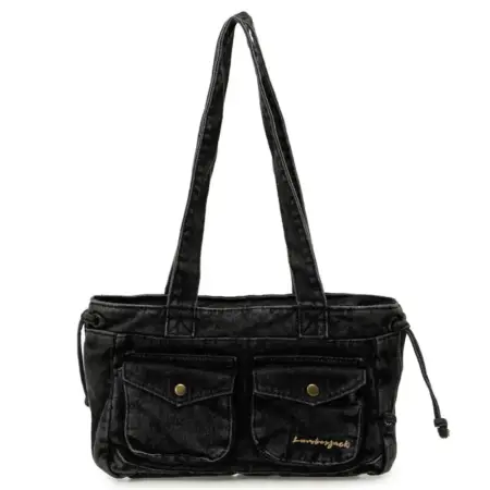 Lumberjack DNM 4PR Women's Anthracite Shoulder Bag QNGL-F101925414001 Qatar