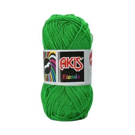 Akis Etamine Thread 703 Light Green Color 30gr