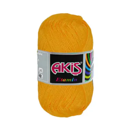 Akis Etamine Thread 704 Chick Yellow Color 30gr