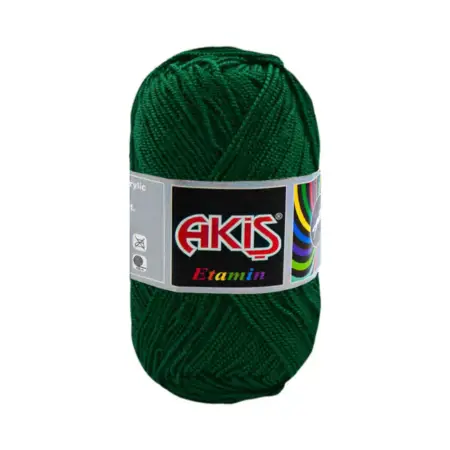 Akis Etamine Thread 708 Green Color 30gr