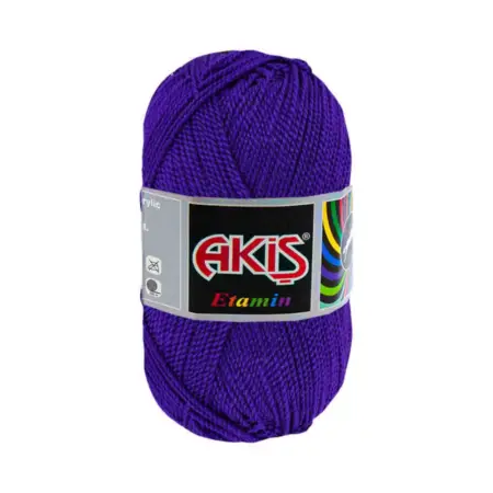 Akis Etamine Thread 712 Purple Color 30gr