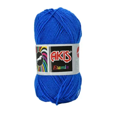Akis Etamine Thread 718 Indigo Blue Color 30gr
