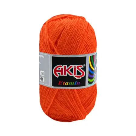 Akis Etamine Thread 723 Orange Color 30gr