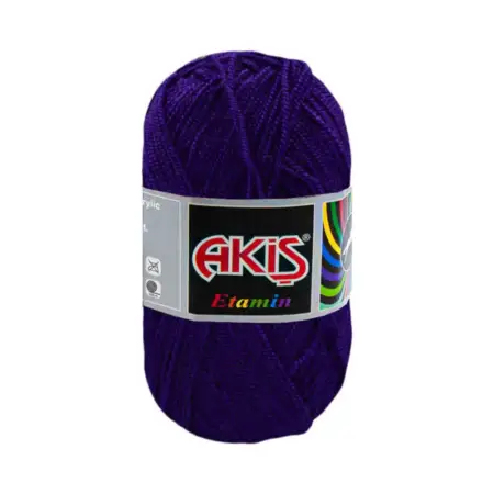 Akis Etamine Thread 730 Purple Color 30gr
