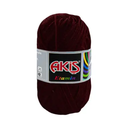 Akis Etamine Thread 734 Dark Brown Color 30gr