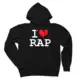 I Love Rap Hoodie, I Love Rap Black Sweatshirt