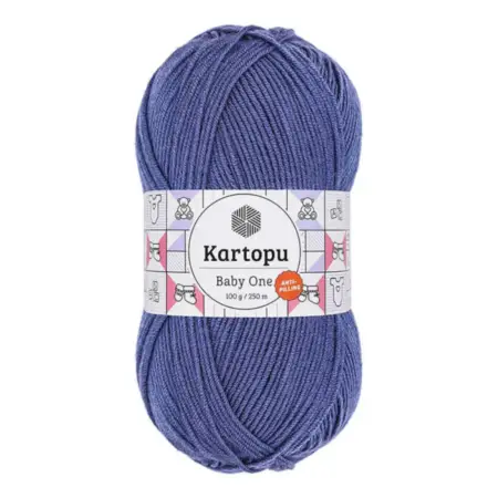 Kartopu Baby One Navy Color Hand Knitting Yarn 100gr Hobby Craft Thread K0604