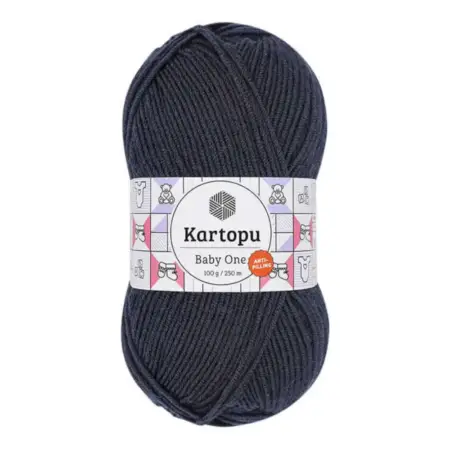 Kartopu Baby One Navy Color Hand Knitting Yarn 100gr Hobby Craft Thread K0633