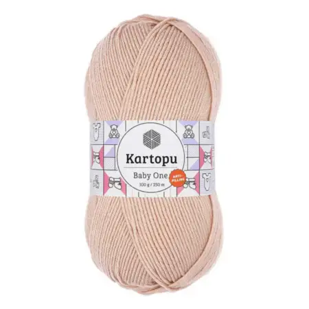 Kartopu Baby One Sand Color Hand Knitting Yarn 100gr Hobby Craft Thread K1873