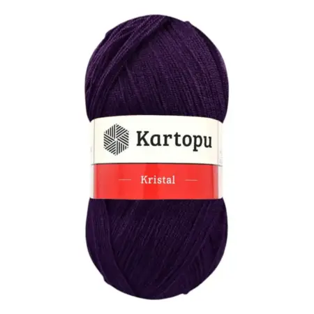 Kartopu Kristal K0721 Purple Color Hand Knitting Yarn 100gr