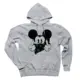 Smoker Mouse Hoodie, Smoker Mouse Grey Sweatshirt