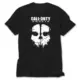 Call of Duty Ghost Stencil Black T-Shirt