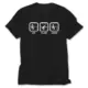 Eat Sleep Game Black T-Shirt