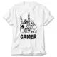 Gamer %100 White T-Shirt