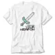 Minecraft Choose Your Weapon White T-Shirt