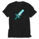 Minecraft Diamond Sword Black T-Shirt