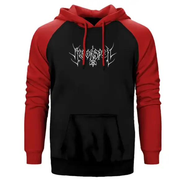 Moonspell Raglan Hoodie, Moonspell Logo Raglan Sweatshirt - Image 2