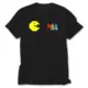Pac man Pixel Black T-Shirt
