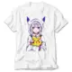 RE Zero Emilia and Pikachu White T-Shirt