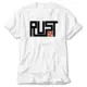Rust White T-Shirt