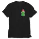 Super Mario Pocket Black T-Shirt