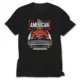 Amerikan Muscle Car Black T-Shirt