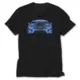 BMW i8 Front Fire Abstract Car Black T-Shirt