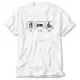 Eat Sleep Ride White T-Shirt