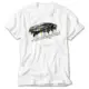 Flowing Lamborghini White T-Shirt