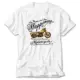 Happines Motorcycle White T-Shirt