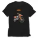 KTM 500 EXC Enduro Motorcycle Black T-Shirt