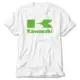Kawasaki Yeşil White T-Shirt