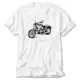 Kruvazör Motorcycle White T-Shirt