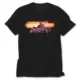 Motorcycle Design Black T-Shirt
