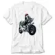 Motorcycle Drawing White T-Shirt