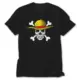 One Piece Pirate Skull Black T-Shirt