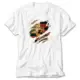 Porsche Tear Torn White T-Shirt