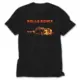 Rolls Royce In Fire Black T-Shirt