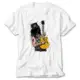 Slash Guitar Cartoon White T-Shirt