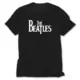 The Beatles Logo Black T-Shirt