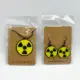 Radiation Symbol Earrings and Necklace, Radioactive Sign Earrings and Necklace