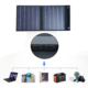 80W Solar Portable Solar Charger, 5V USB Outdoor Mobile Phone Charger, Solar Power Bank
